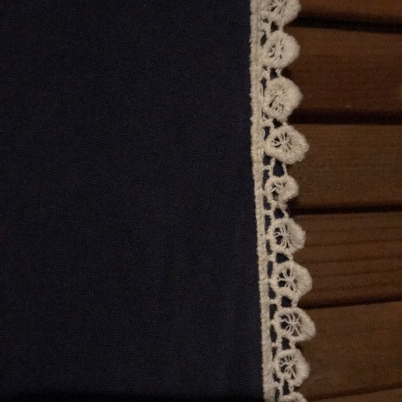 Navy Romper with Detail - Picture 3 of 3